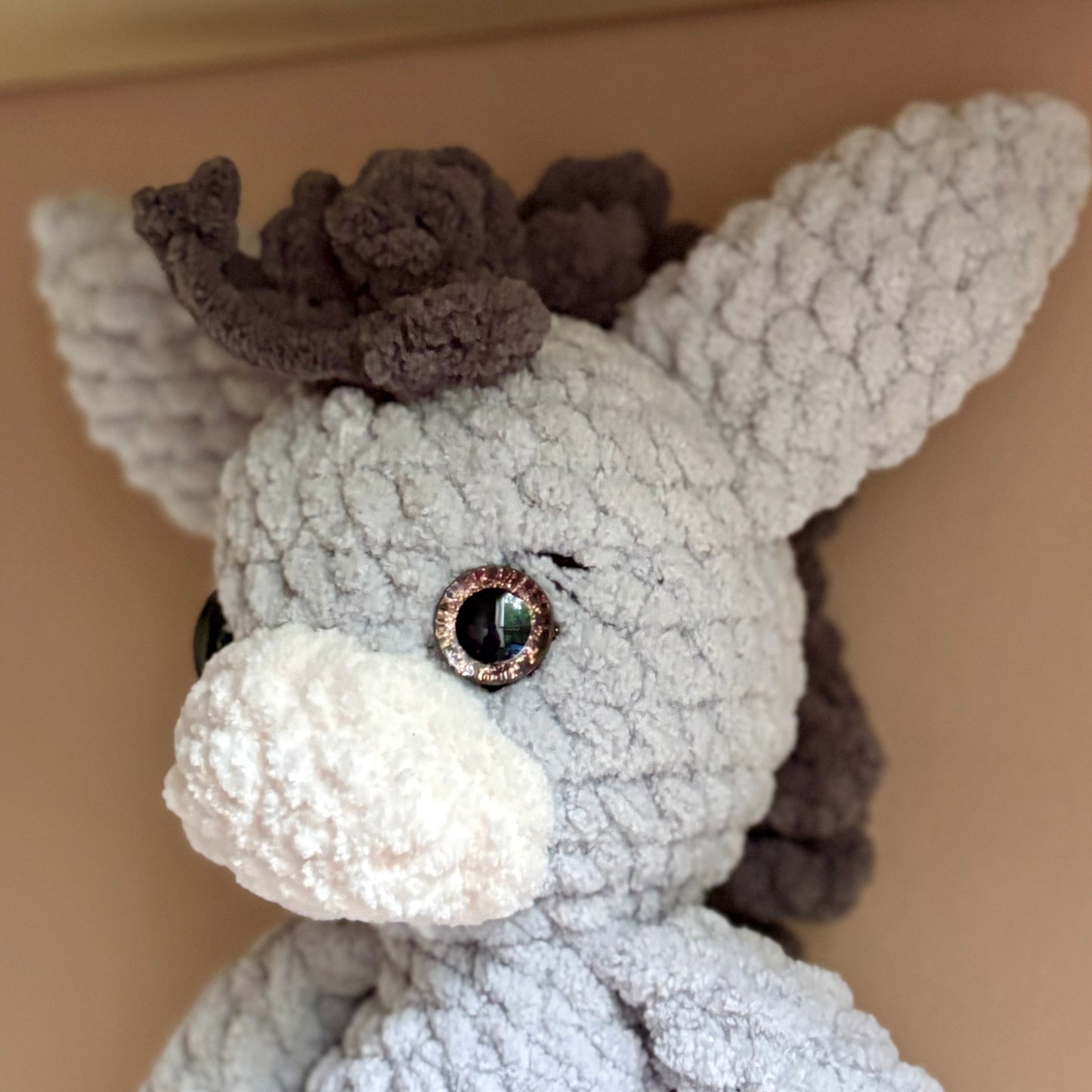 Plush Donkey (plastic eye)