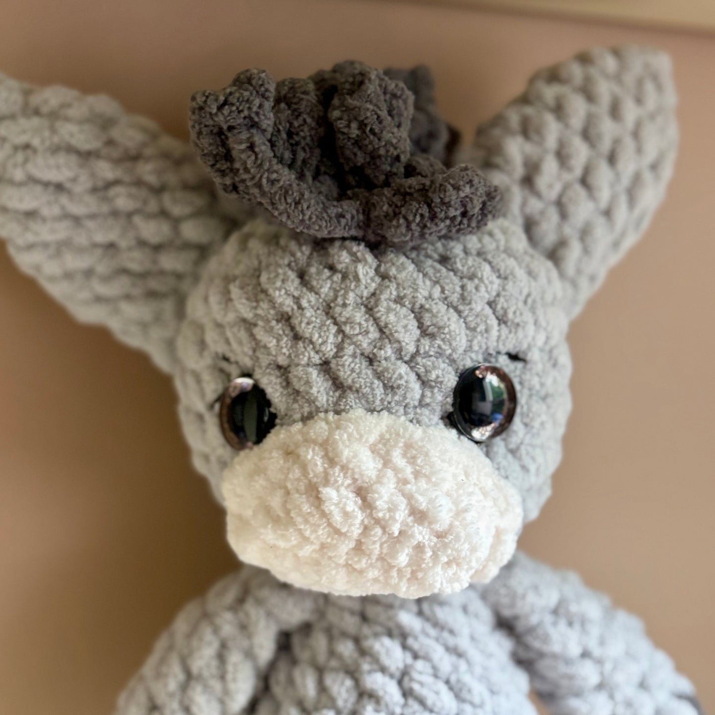 Plush Donkey (plastic eye)