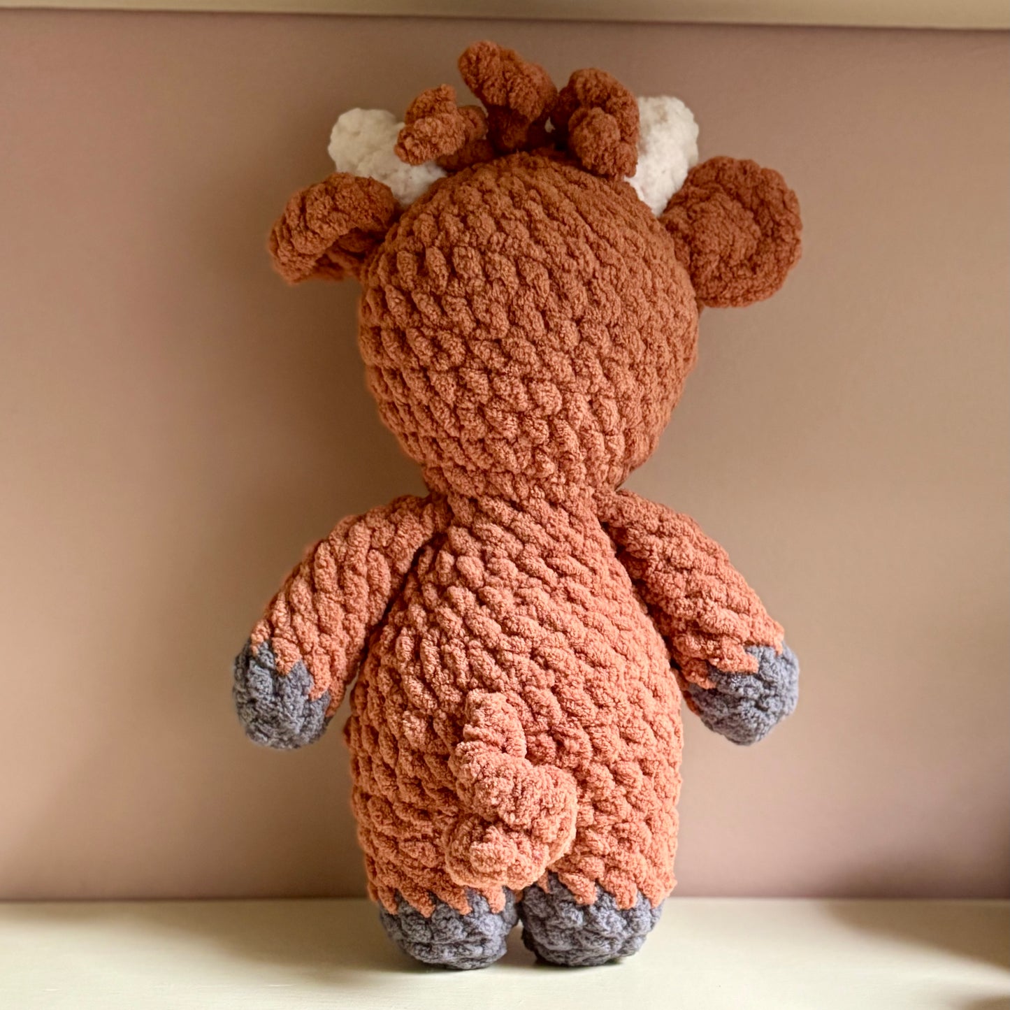 Plush Highland Cow (yarn eyes)