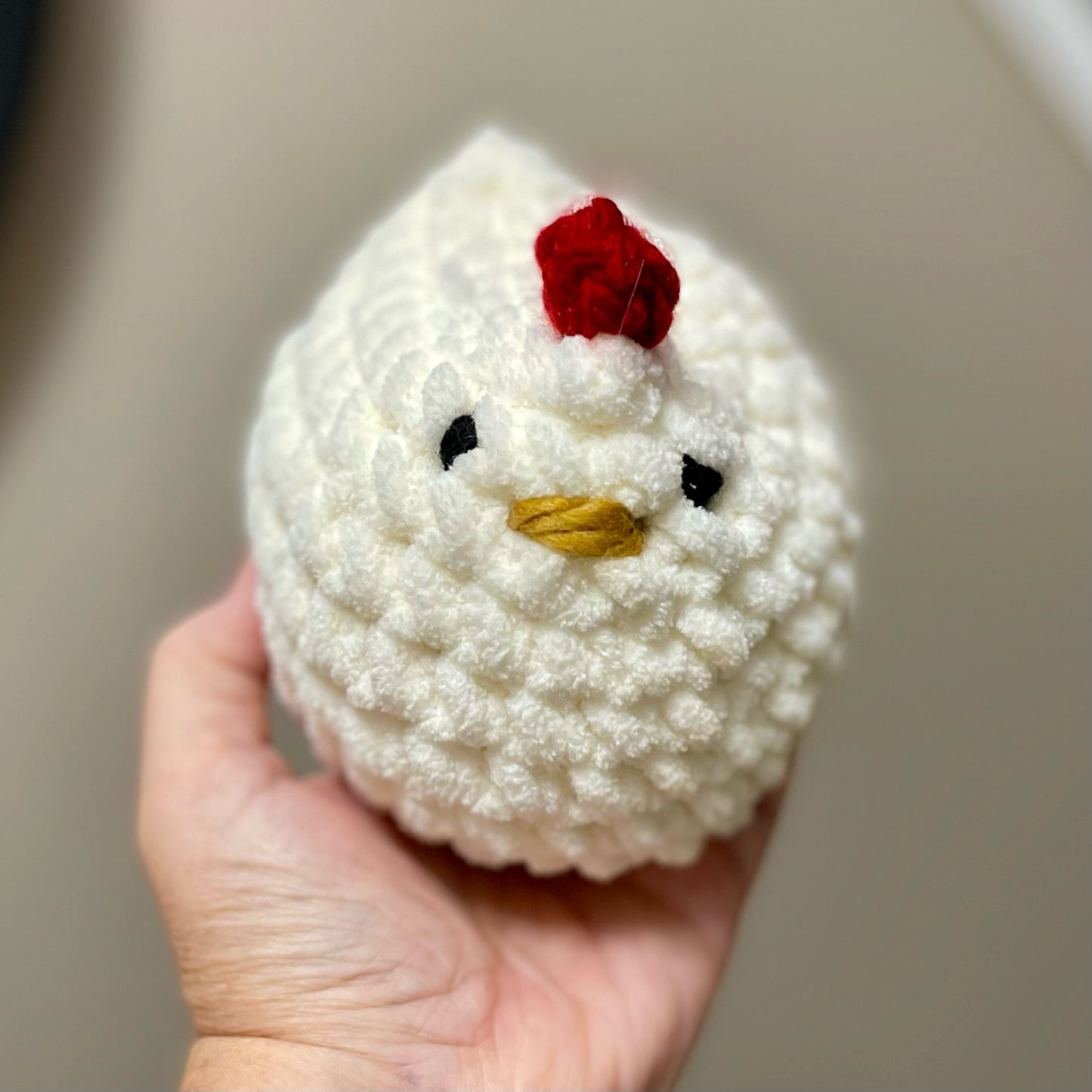 Plush Vintage White Mabel the Chicken