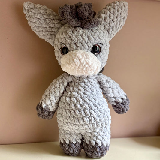 Plush Donkey (plastic eye)