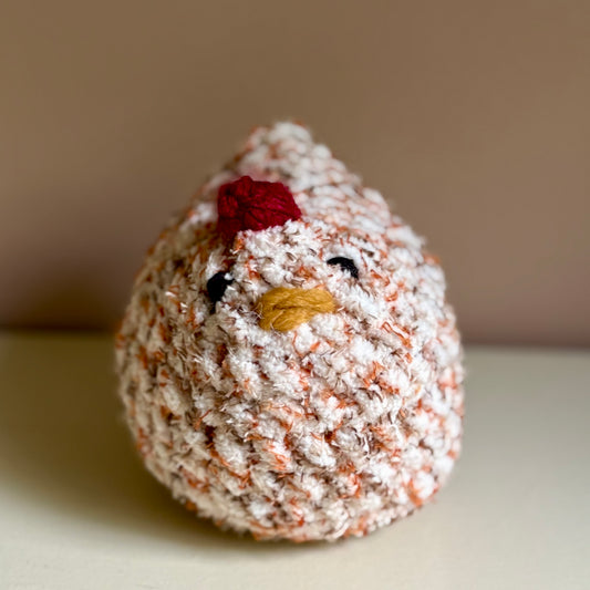 Plush Woodland Tweed Mabel the Chicken