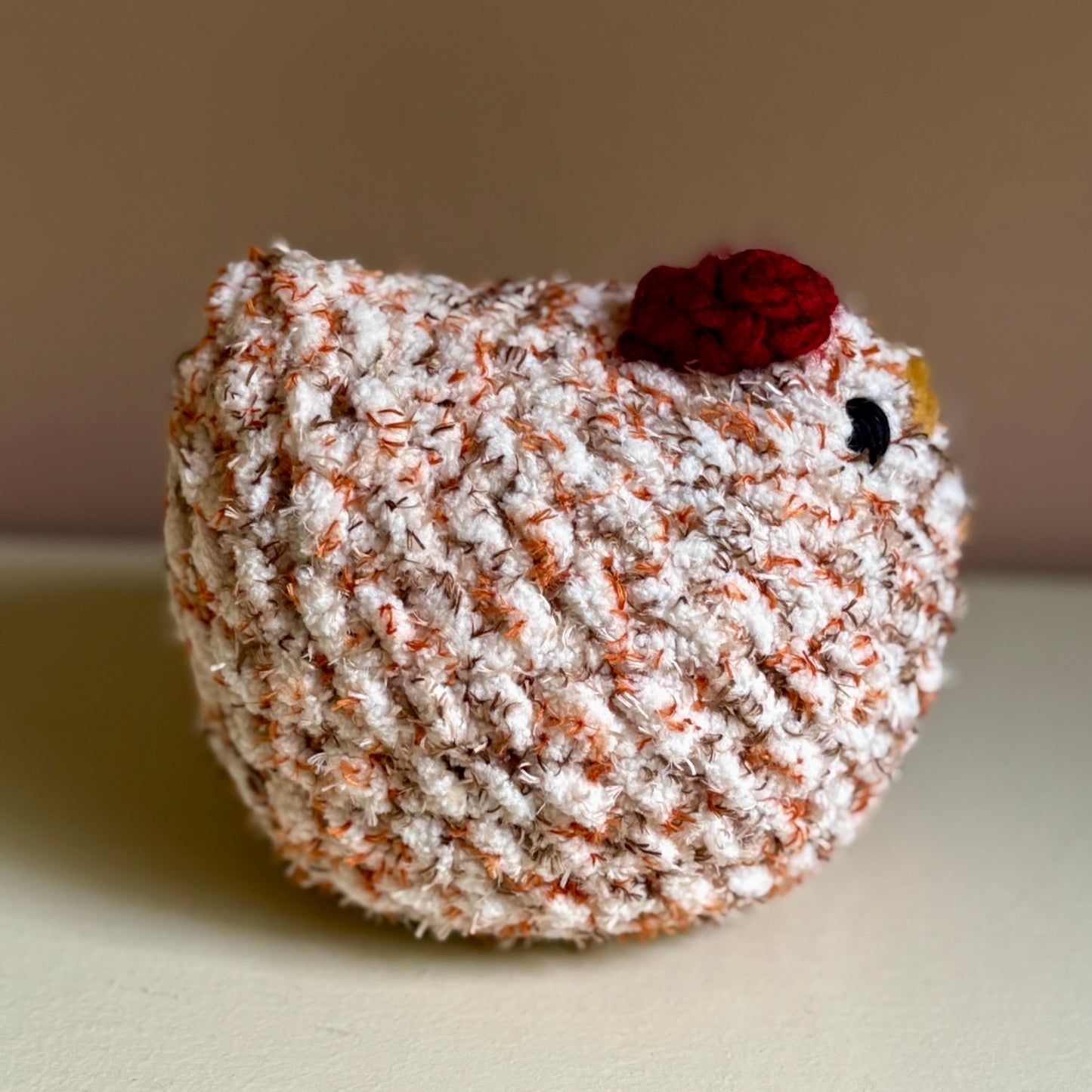 Plush Woodland Tweed Mabel the Chicken