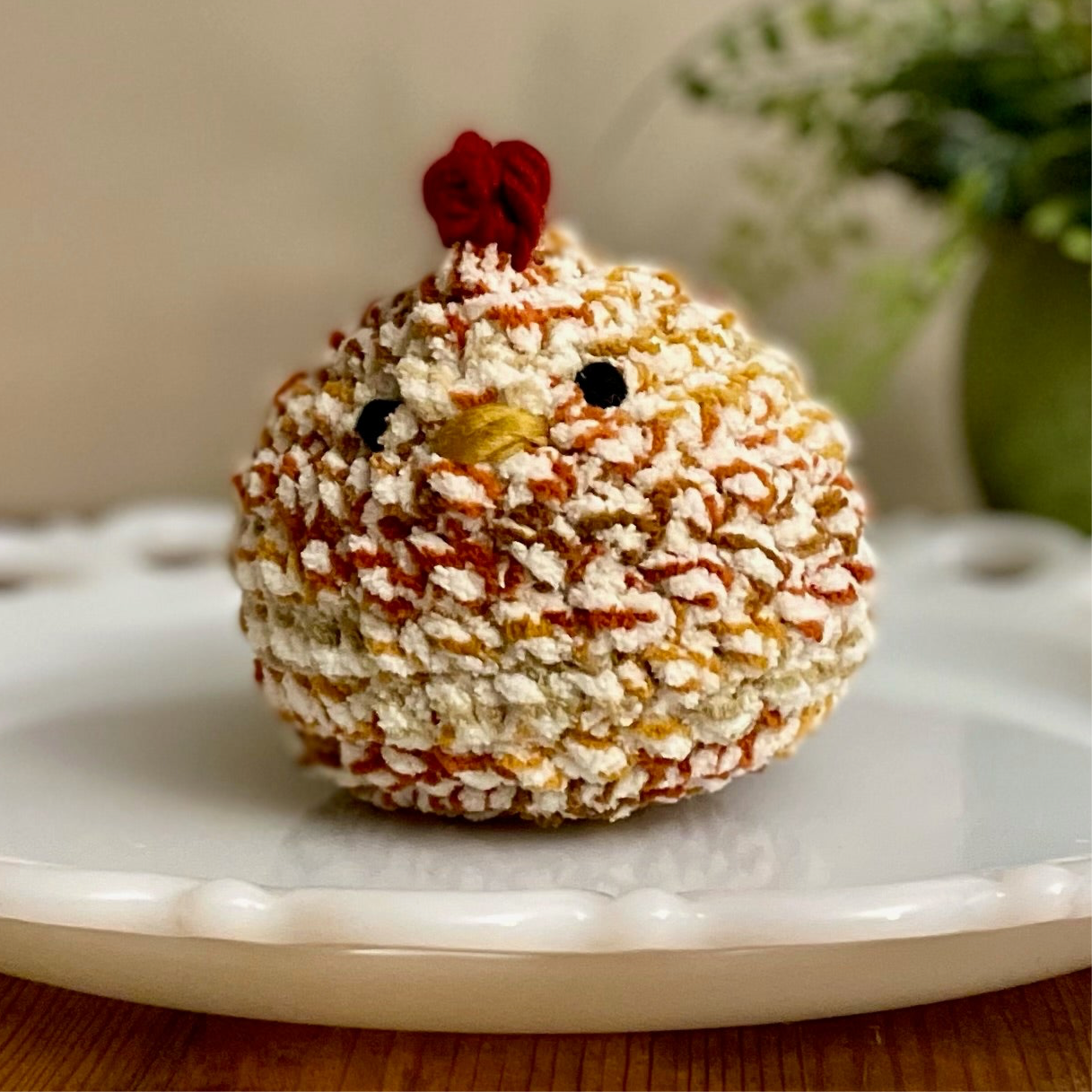 Plush Honeyed Wheat Mabel the Chicken