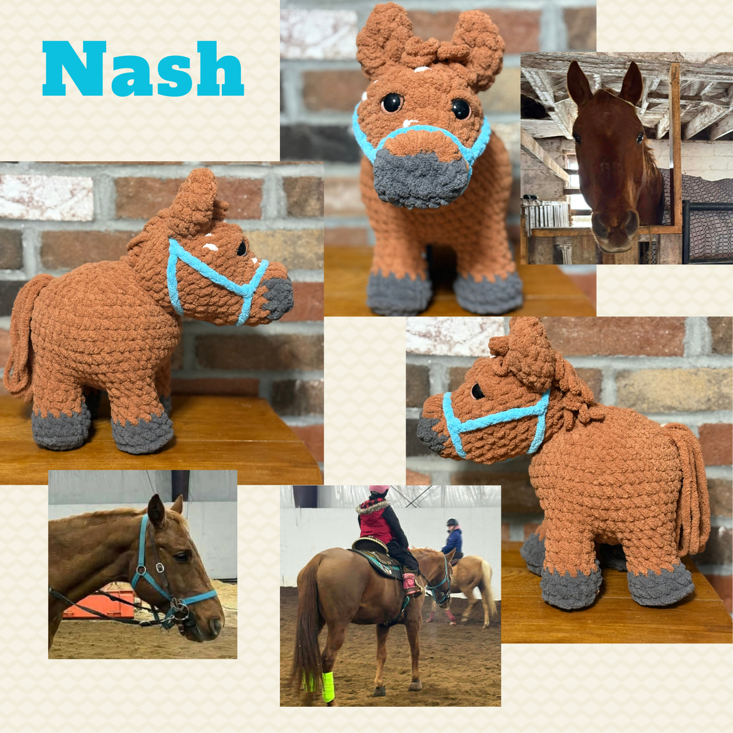Custom Horse Plushie