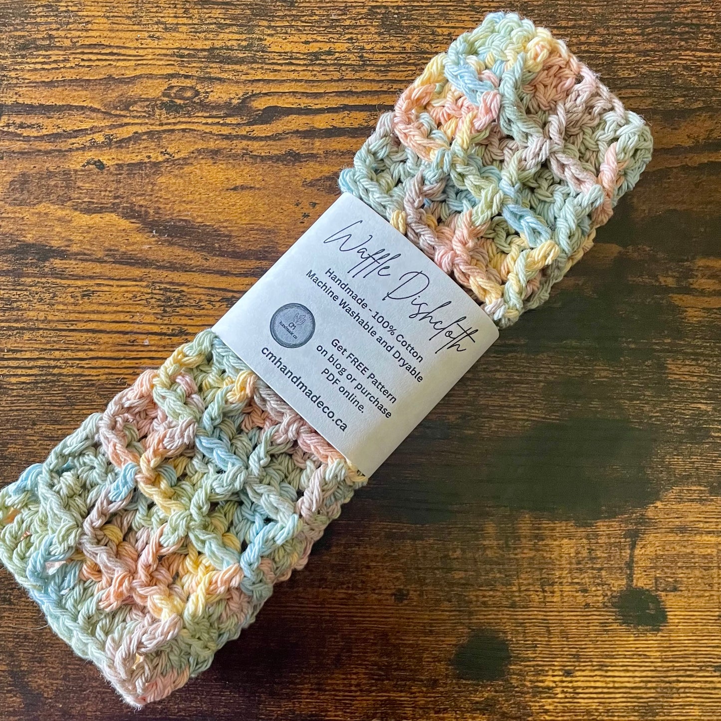 WAFFLE TEXTURE DISHCLOTH